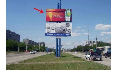 Щит 6x3,  Бульвар Шевченко, остановка, выезд из центра, верх
