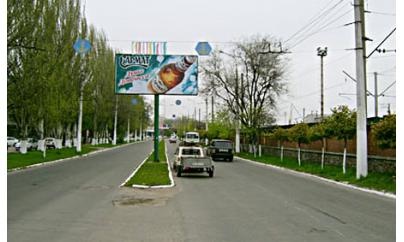 Щит 6x3,  проспект Лунина, ресторан Волна