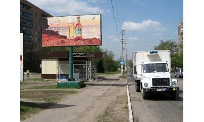 Щит 6x3,  ул.Днепропетровская (торговый комплекс)