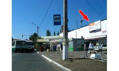 Щит 6x3,  ул. Ленина, (м-н Пассаж, рынок), справа