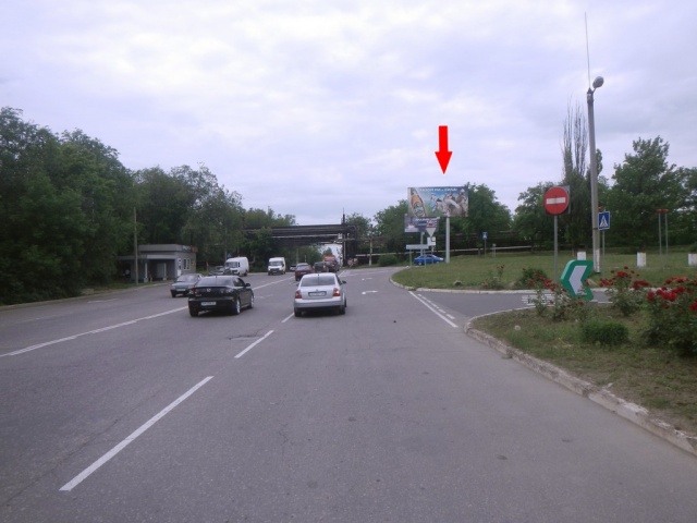 Щит 6x3,  ул. Краснооктябрьская (ул. Левобережная, АЗС)