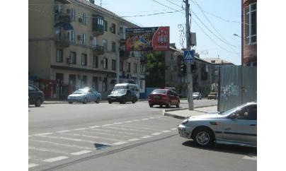 Щит 6x3,  ул.Островского - пер.Театральный, НК" Кристалл"