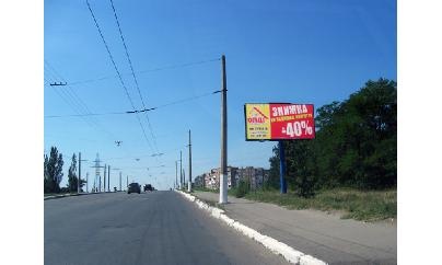 Щит 6x3,  пр. Ленина, въезд м-н "Строитель"