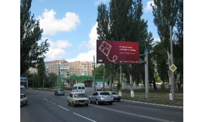 Щит 6x3,  ул. 250-летия Донбасса/ ул.Чернышевского, ц.рынок