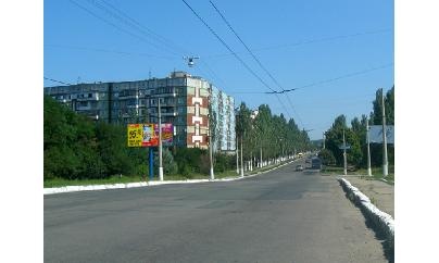 Щит 6x3,  пр. Ленина, въезд м-н "Строитель"