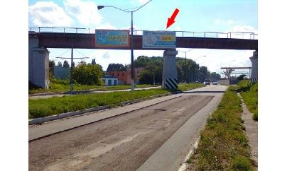 Щит 6x3,  ул.Днепропетровская, возле ж/д моста