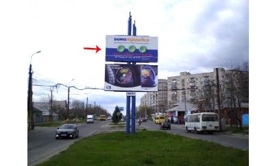 Щит 6x3,  ул. Олимпийская, рынок "Дэнис"