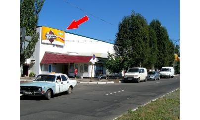 Щит 6x3,  ул. Ленина, (м-н Пассаж, рынок), слева
