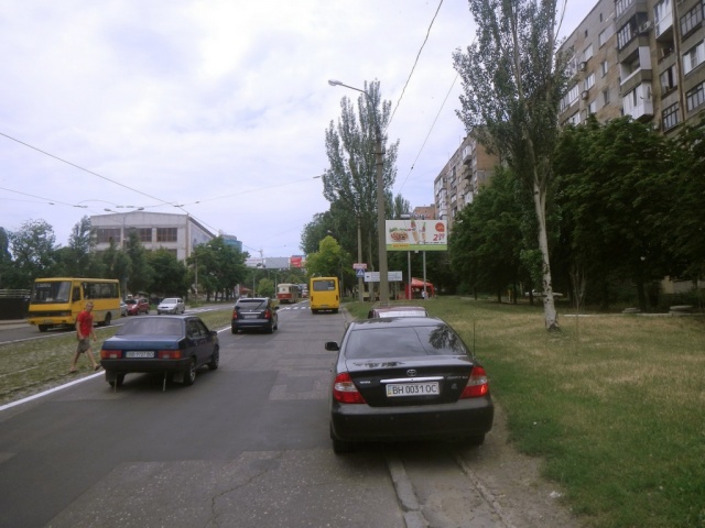 Щит 6x3,  Пр. Дзержинского - ул. Доменная (в центр города)