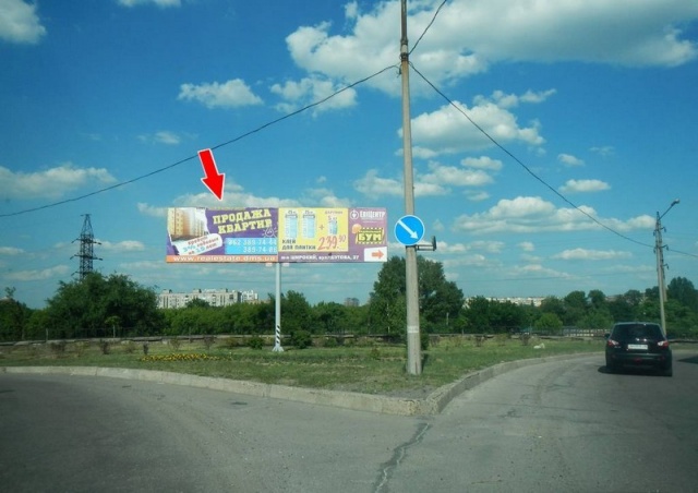 Щит 6x3,  Ул. Заварзина на мосту (схема)