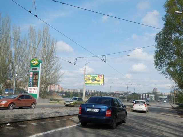 Щит 6x3,  пр. Дзержинского (р.Кальмиус, АЗС "ASI")