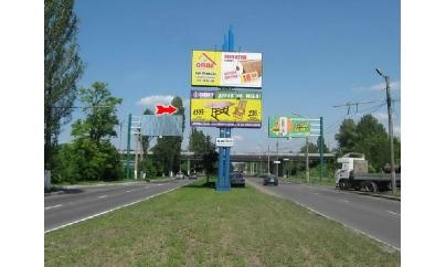 Щит 6x3,  ул. Донецкое шоссе - ул. Горностаевская (в Мак-ку)